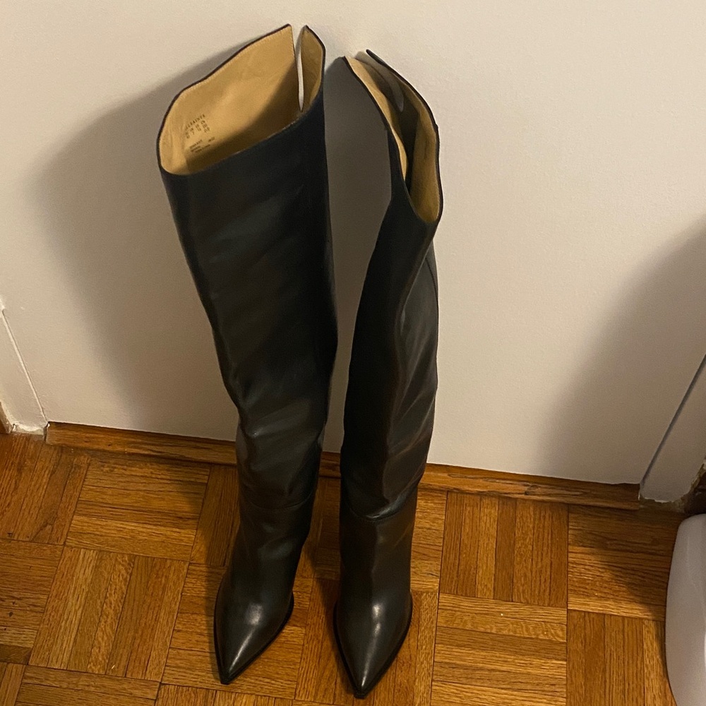 All Saints Reina Genuine Leather Over the Knee Boots